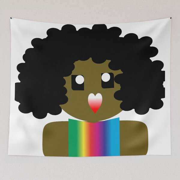 Item preview, CUTE GIRL IN TYE DYE SHIRT designed and sold by RetroPlaceee.