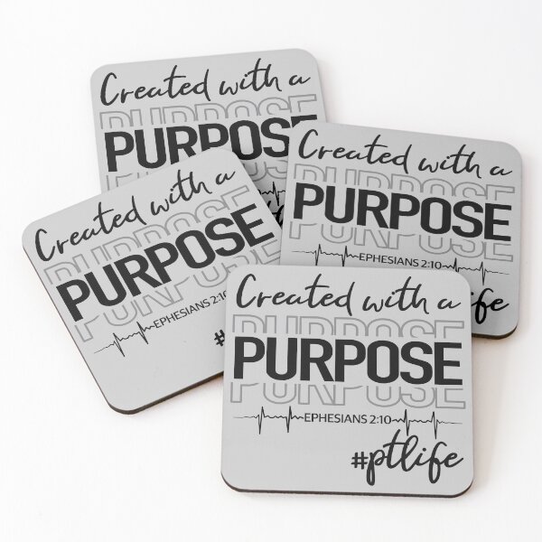 Item preview, Created with a Purpose, pt life, pharmacy tech, phamacist gift, I designed and sold by taby2you.