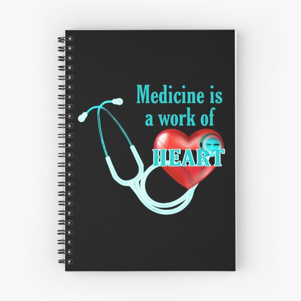 Item preview, medicine is a work of heart. stetoscope, heart,   Frontliner hero designed and sold by doctors-apparel.