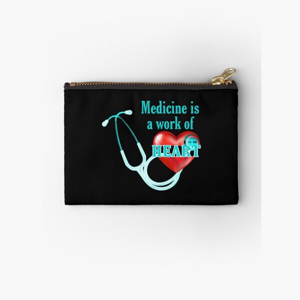Item preview, medicine is a work of heart. stetoscope, heart,   Frontliner hero designed and sold by doctors-apparel.