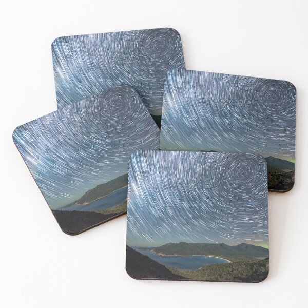 Item preview, Aurora and star trails over Wineglass Bay designed and sold by James Stone Photography.