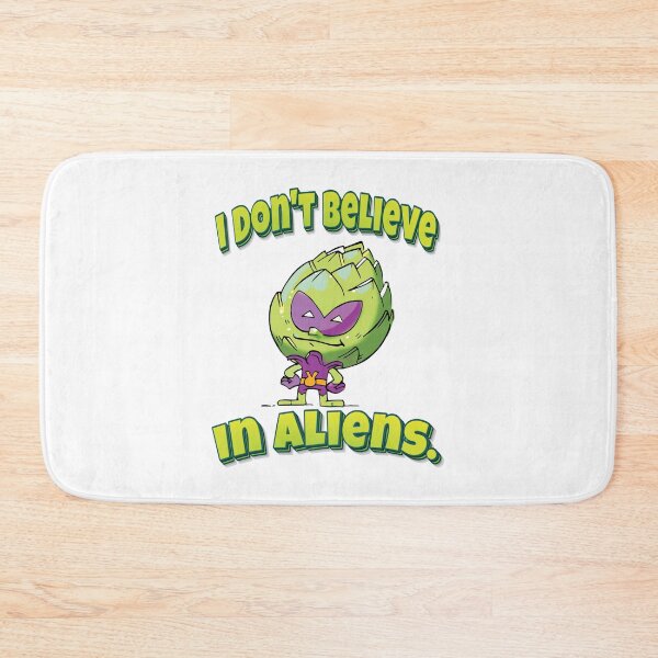 Item preview, I Don't Believe In Aliens. Artichoke Alien Funny Simple Alien Quote designed and sold by WordsGamersUse.