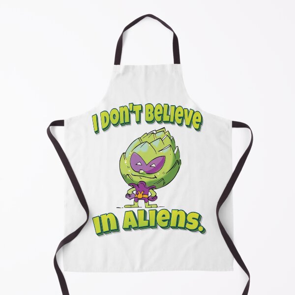 Item preview, I Don't Believe In Aliens. Artichoke Alien Funny Simple Alien Quote designed and sold by WordsGamersUse.