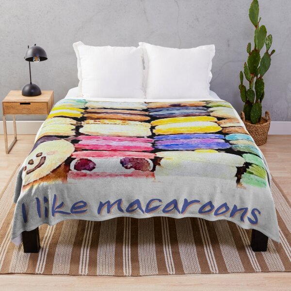 Item preview, I like macaroons(watercolor painting) designed and sold by zzzozzo.