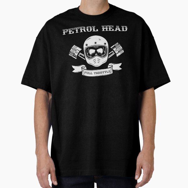Item preview, Petrol Head Piston Skull Full Throttle designed and sold by Vastraya.