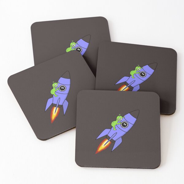 Item preview, Alien en un cohete designed and sold by AlKap.