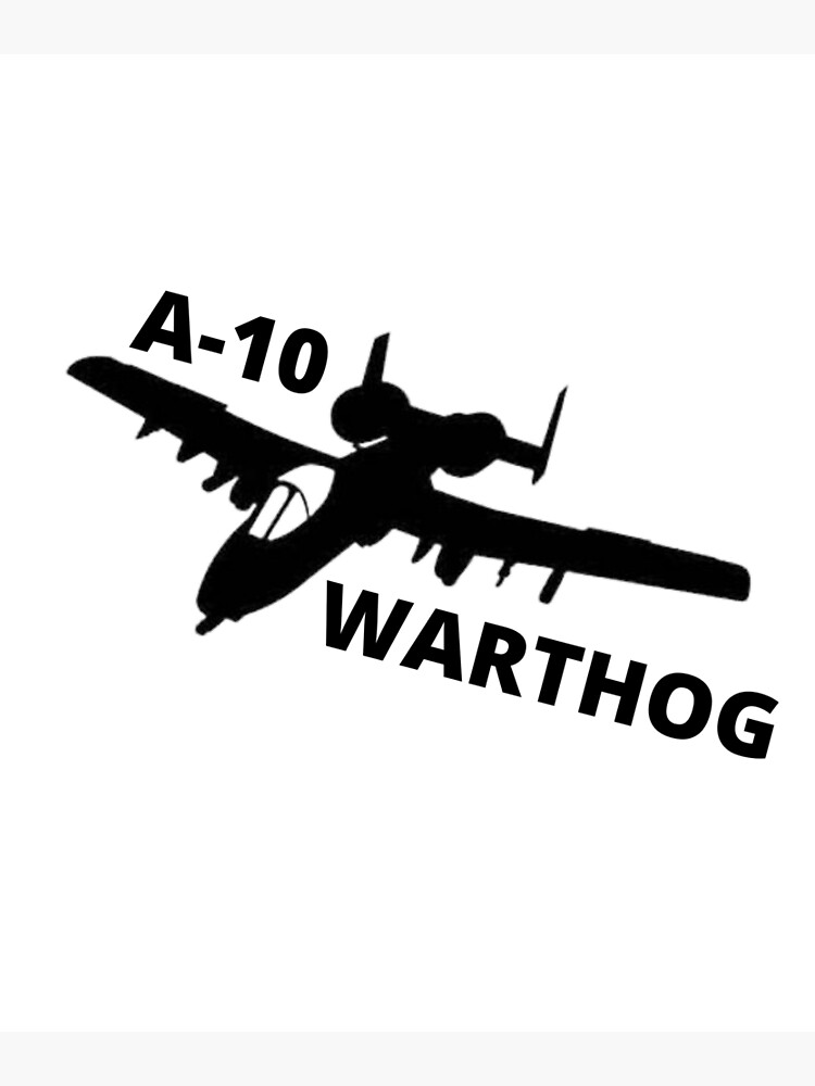 "A-10 Warthog Silhouette " Poster for Sale by shawn060 | Redbubble