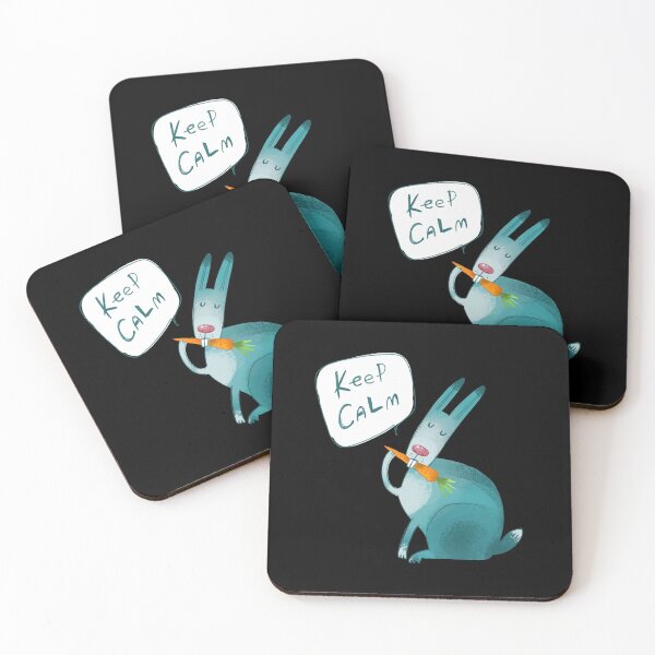 Item preview, Keep Calm Bunny Design-gift idea for kids & adults who love Rabbits designed and sold by BRtisticDesigns.