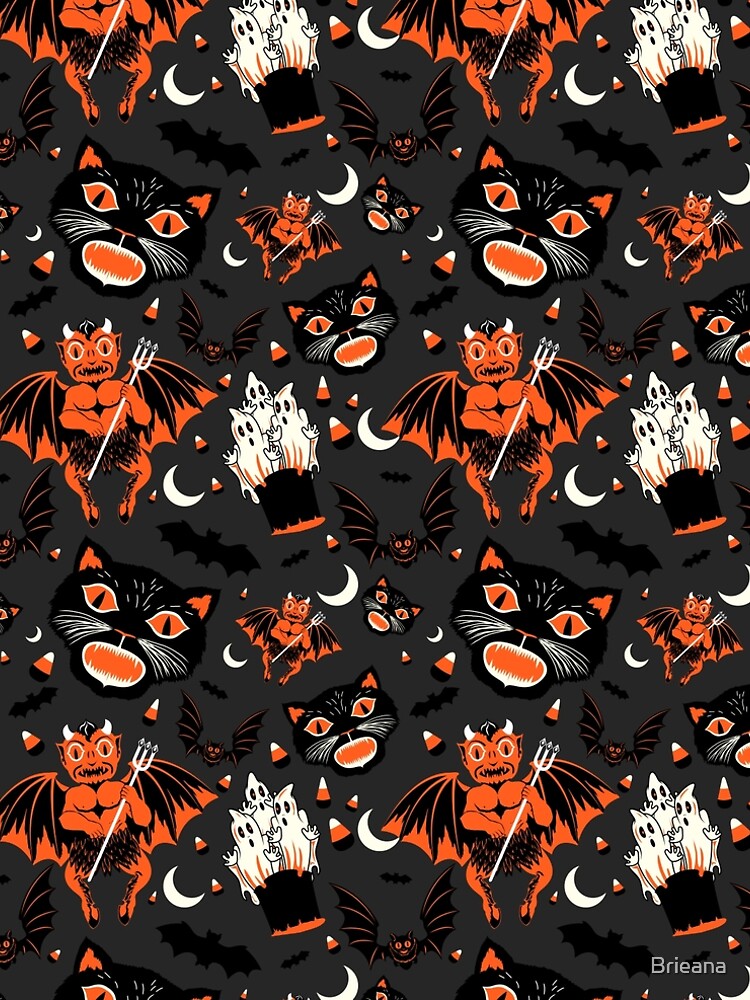 Vintage Halloween Pattern by Brieana