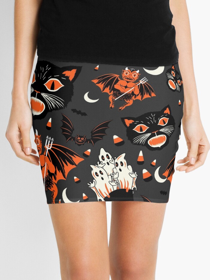 Vintage halloween cheap skirt