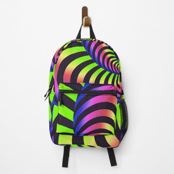 Item preview, OPTICAL ILLUSION - Rainbow Twist Optical Illusion Best Cool Rainbow Art designed and sold by Go Logo Designs.