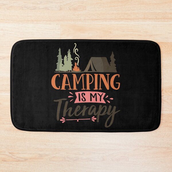 Item preview, Camping is my therapy designed and sold by Thurisaz Designs.
