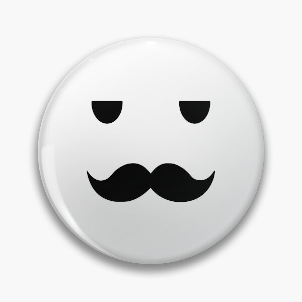 Item preview, Relax Moustache Balck and White Face designed and sold by artofangga.