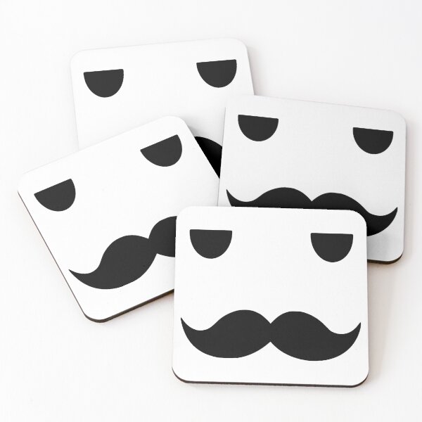 Item preview, Relax Moustache Balck and White Face designed and sold by artofangga.