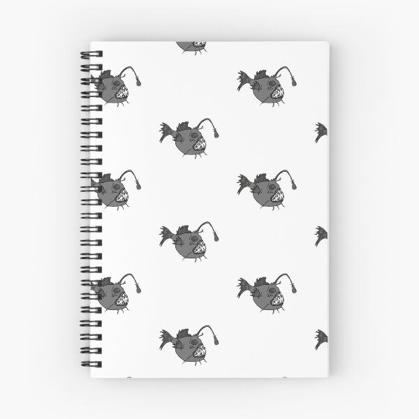 Item preview, Creepy angler fish drawing designed and sold by BlueBoarCrafts.