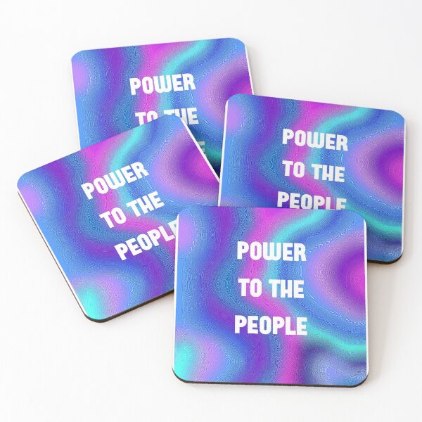 Item preview, power to the people v2 | blue designed and sold by ★ susie xowie ★.