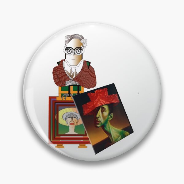Item preview, Owl as an artist (R. H. 1914-1995 fantastic realism, Austrian, painter,) Enigmatic? Art, Decorative, Kind, Digital, Colorful, designed and sold by Paszkan.