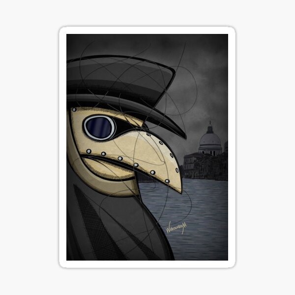 Crossing Lines 6 - The Plague Doctor Sticker