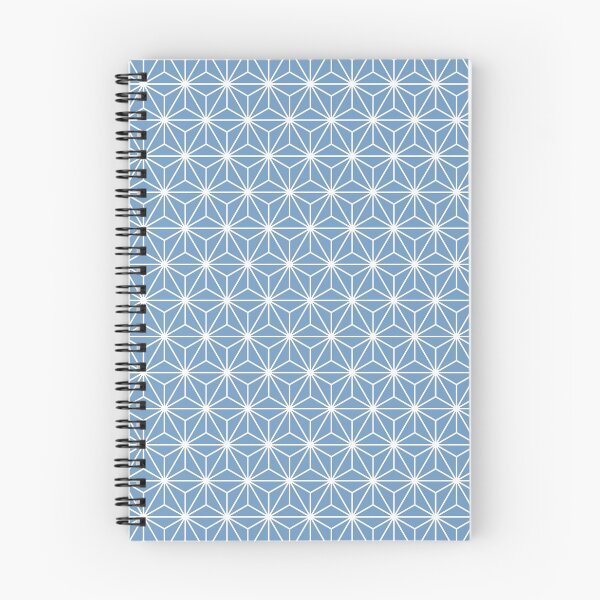 Item preview, Cerulean Frost Blue White Asanoha - Japanese Traditional Pattern designed and sold by KinitaDesign.