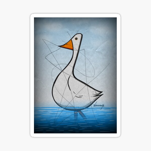 Crossing Lines 8 - The Goose Sticker