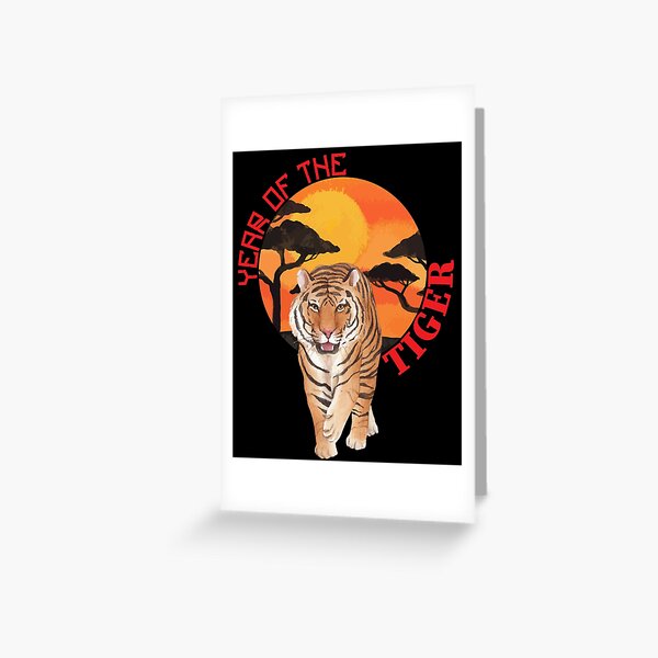 Year Of The Tiger 2022 – Lunar New Year 2022 Greeting Card