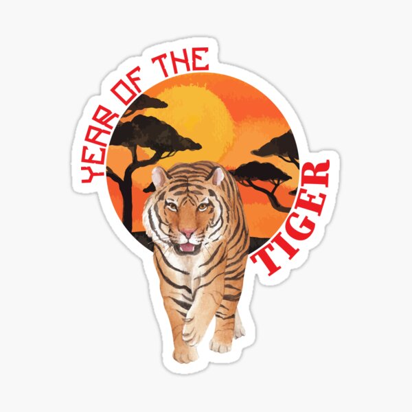 Cincinnati Bengals Year of the Tiger Sticker for Sale by drrahlf