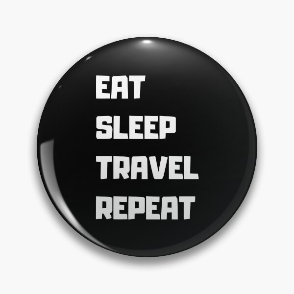 Artikelvorschau, EAT SLEEP TRAVEL REPEAT entworfen und verkauft von OMdesigns93.