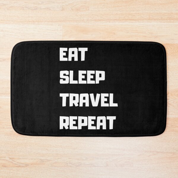 Artikelvorschau, EAT SLEEP TRAVEL REPEAT entworfen und verkauft von OMdesigns93.
