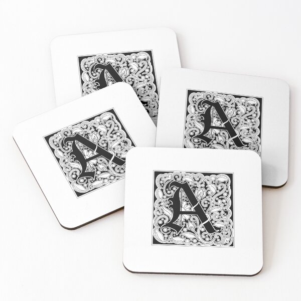 Item preview, "A" Illuminated Letter designed and sold by Alicia Serrano.