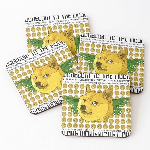 Item preview, DogeCoin To The Moon Binary #42 designed and sold by GUS3141592.