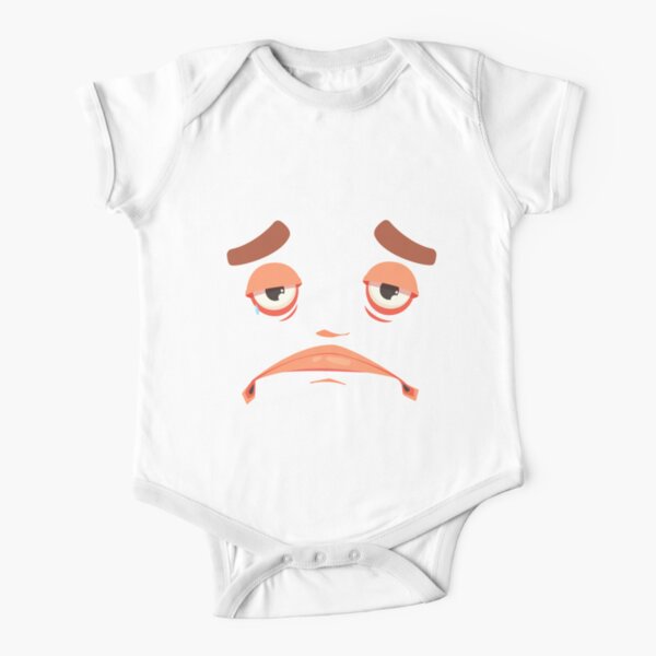 Roblox Face Short Sleeve Baby One Piece Redbubble - roblox cry baby face