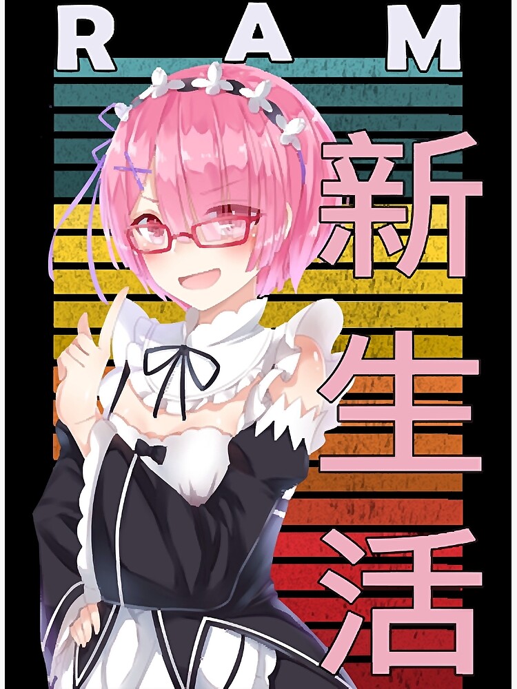 Re Zero Kara Hajimeru and Isekai Seikatsu Poster Poster – Anime