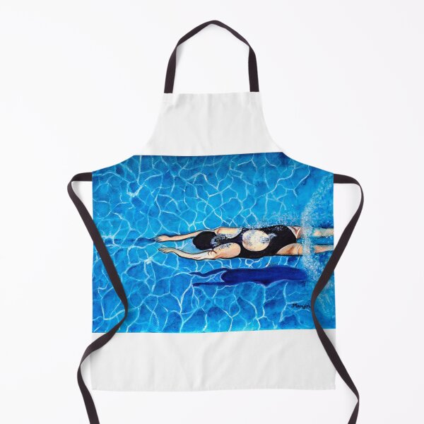 Item preview, Summer fun underwater swimming women art designed and sold by artbymanjiri.