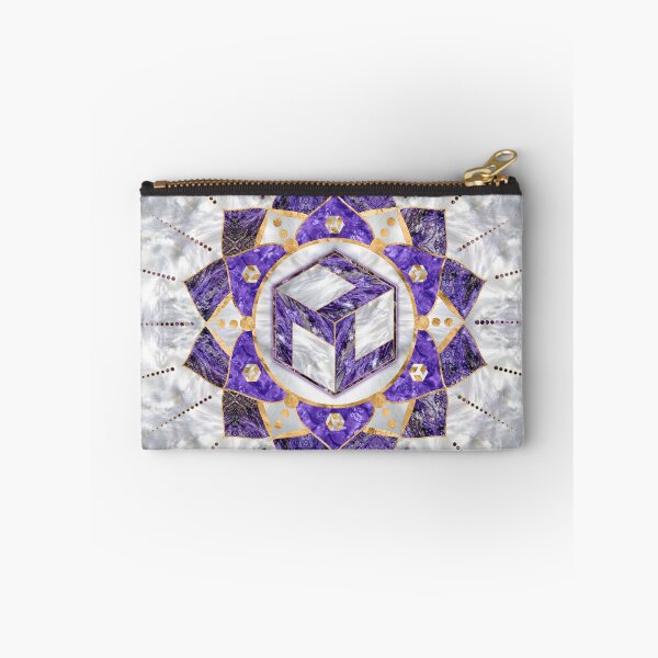 Item preview, Antahkarana in Lotus Mandala- Amethyst and Pearl designed and sold by k9printart.