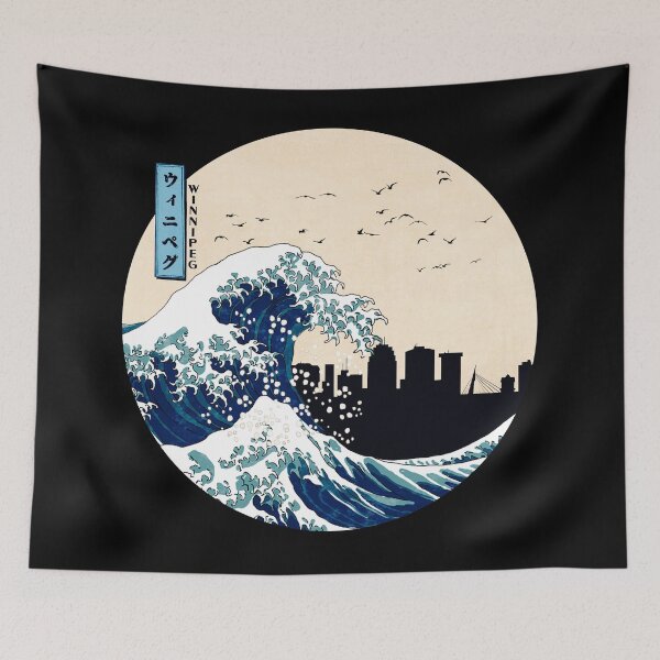 Aperçu de l'œuvre Vague Kanagawa de Winnipeg créée et vendue par DFerraz.