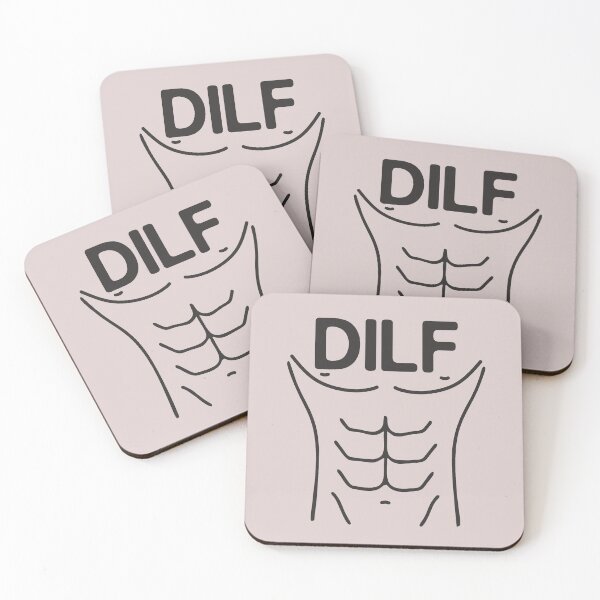Item preview, Dilf Dad Bid Hot and Sexy Abdominal Muscles Gym Lover Funny Fathers Day Gifts  designed and sold by alenaz.