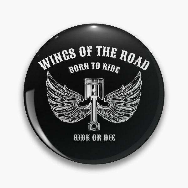 Item preview, Wings Of The Road, Born To Ride, Ride or Die designed and sold by Vastraya.