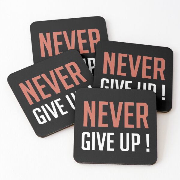Item preview, Never Give Up! designed and sold by ElouanArt.