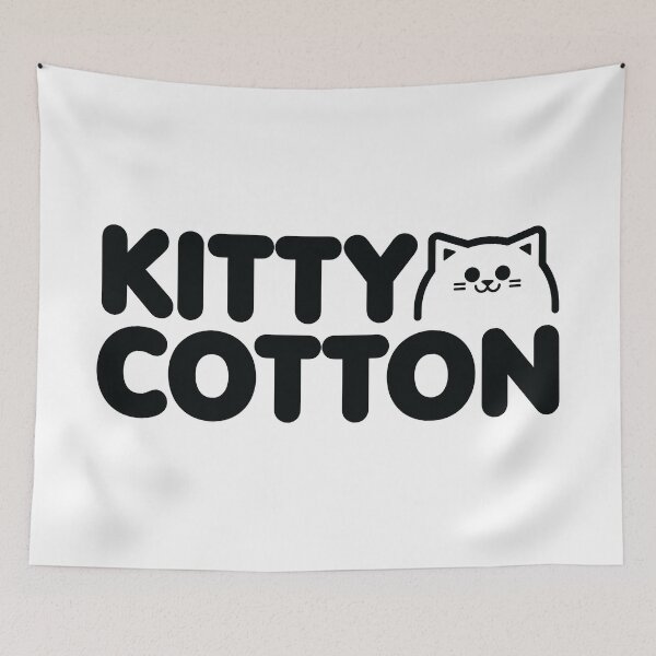 Artikelvorschau, Kitty Cotton Black Logo entworfen und verkauft von KittyCotton.
