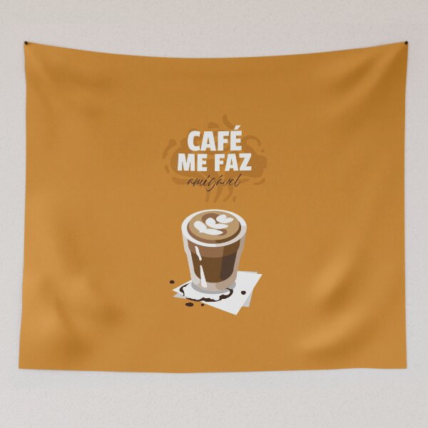 Item preview, CAFÉ ME FAZ amigável designed and sold by AladdinMktgs.