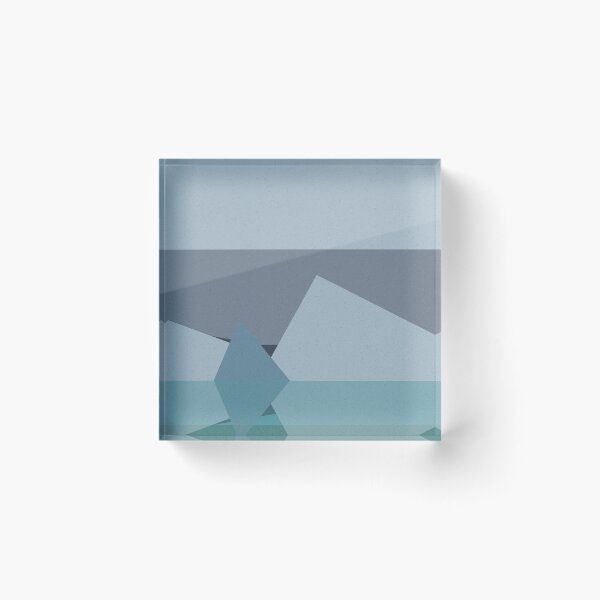 Artikelvorschau, Geometric landscape generative art poster illustration entworfen und verkauft von IuriiVlasenko.