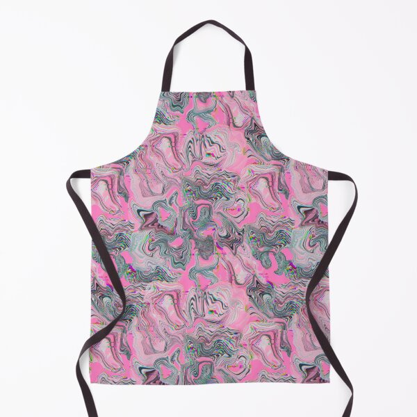 Item preview, Glitch marble pattern neon pink designed and sold by ANAKOTO.