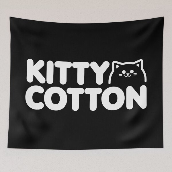 Artikelvorschau, Kitty Cotton White Logo entworfen und verkauft von KittyCotton.