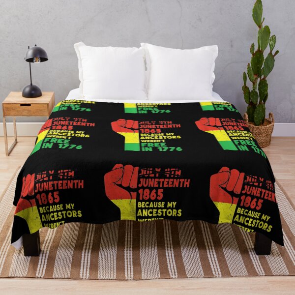 Item preview, Juneteenth My Ancestors Free Black African Flag Pride Fist designed and sold by jackbellart.
