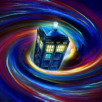 Artwork thumbnail, Time Vortex by GoldLightStudio