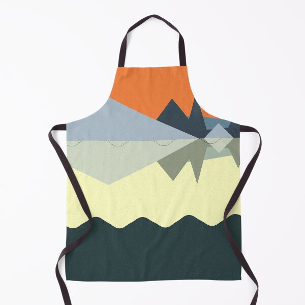 Item preview, Geometric landscape generative art poster illustration designed and sold by IuriiVlasenko.