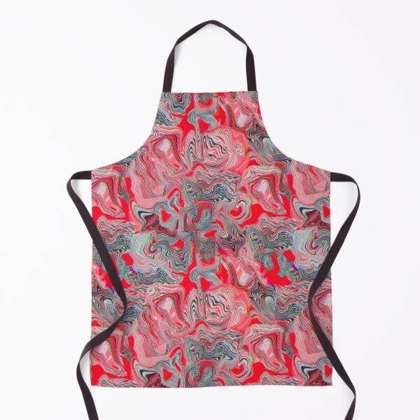 Item preview, Glitch marble pattern neon red designed and sold by ANAKOTO.