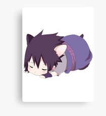 Chibi Sasuke Kitty Canvas Print