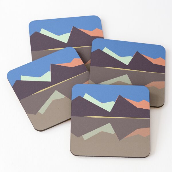 Aperçu de l'œuvre Geometric landscape generative art poster illustration créée et vendue par IuriiVlasenko.