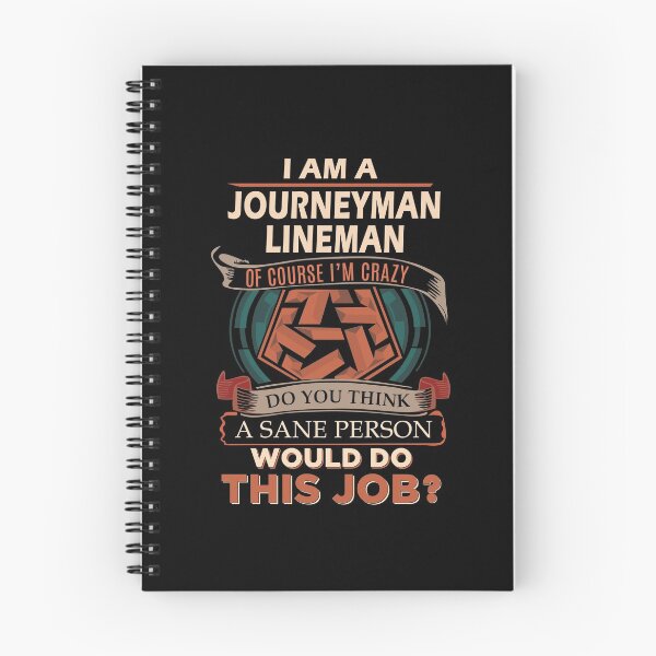 Item preview, Journeyman Lineman T Shirt - Sane Person Gift Item Tee designed and sold by allahamher.